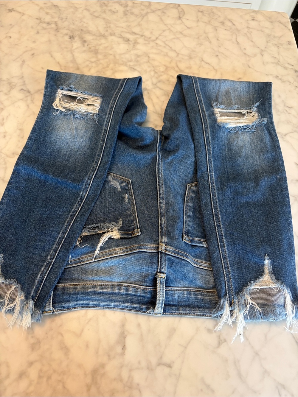 Women’s Vervet Distressed Blue Jeans — Size 29 - Picture 6 of 6